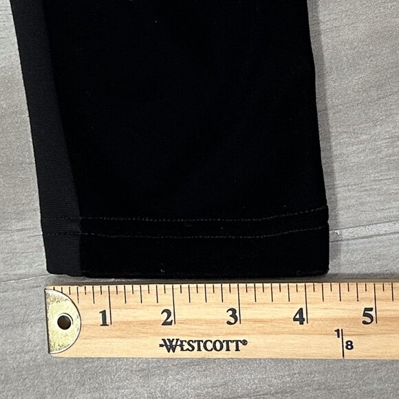 Anne Fontaine Andy Leggings Dual Material in Velvet and Milano Black Size 36 - Picture 15 of 16